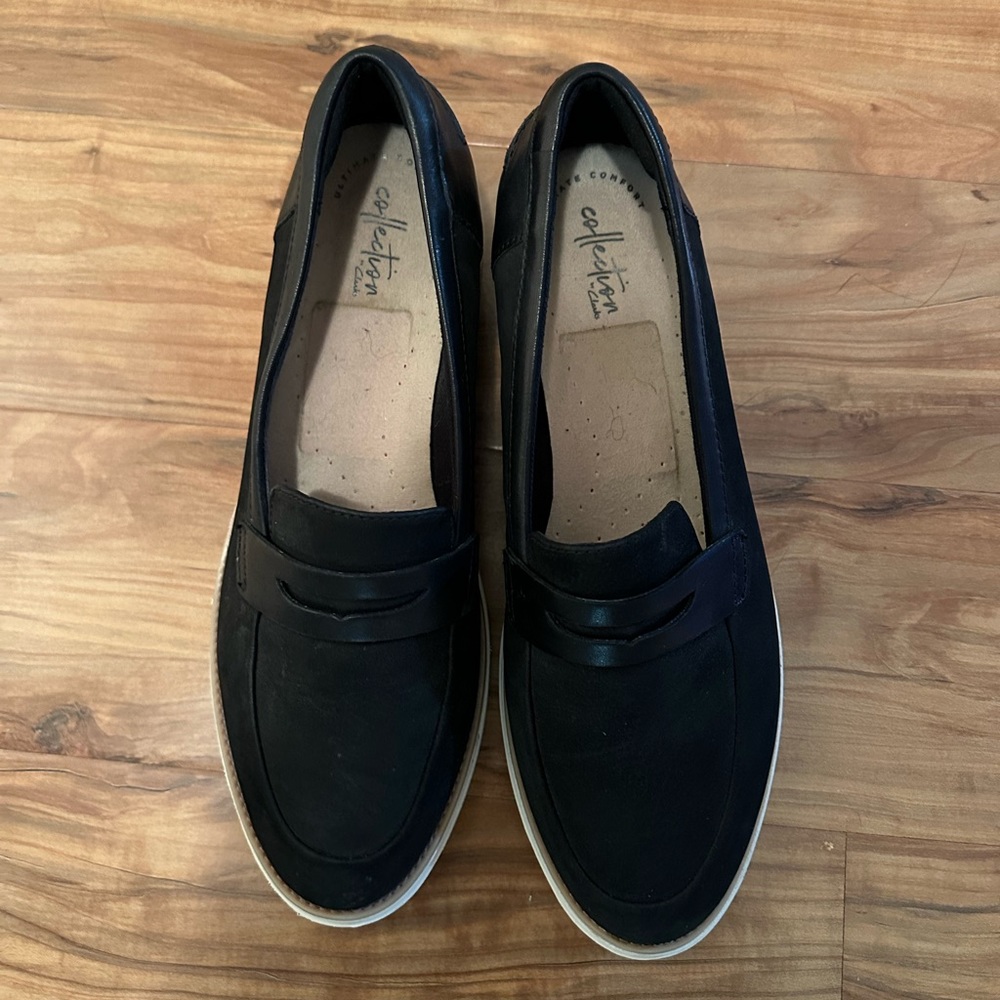 Clark Collection wedged loafers